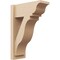Ekena Millwork 8-in W x 18-in D x 26-in H Funston Trad Rough Cedar Woodgrain TimberThane Outlooker, Primed Tan OUTUR080X18X26FST04RCPR - alternate 1